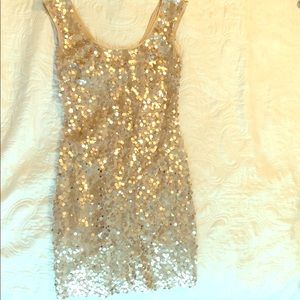 Guess sequin dress size 0.